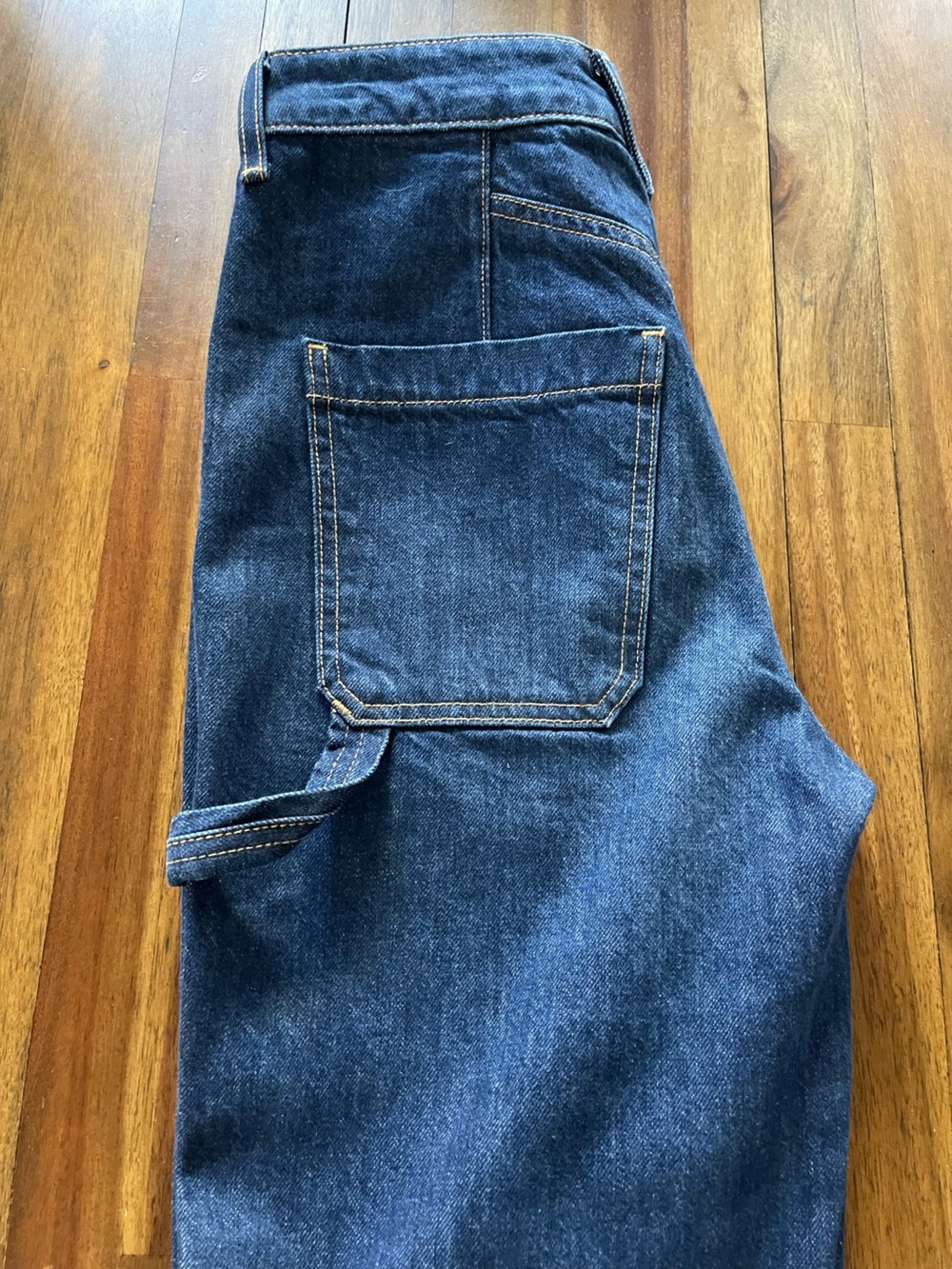 Veronica Beard Dylan High Rise Straight Leg Jean Full Length Wide Cuff hem - Picture 15 of 16